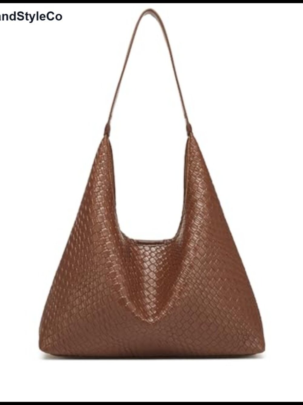 Woven Tote Bag for Women Faux Leather